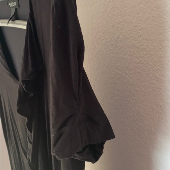 White House Black Market Soft Ruffle Dress S - Picture 4 of 6